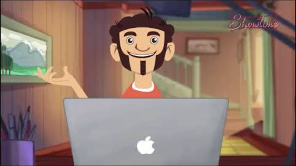 Still from Showtime Studio: 2D character animation